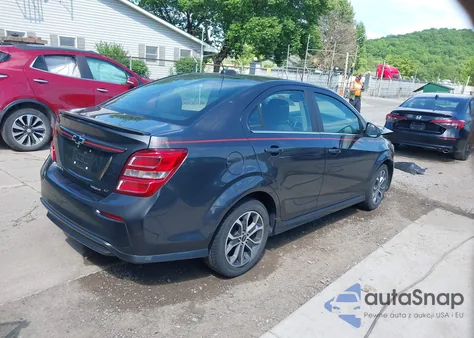 2018 Chevrolet Sonic Lt Auto z USA, uszkodzony, nr VIN 1G1JD5SH8J4120589